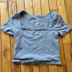 Cropped Baby Tee Lot Blue, Black, White